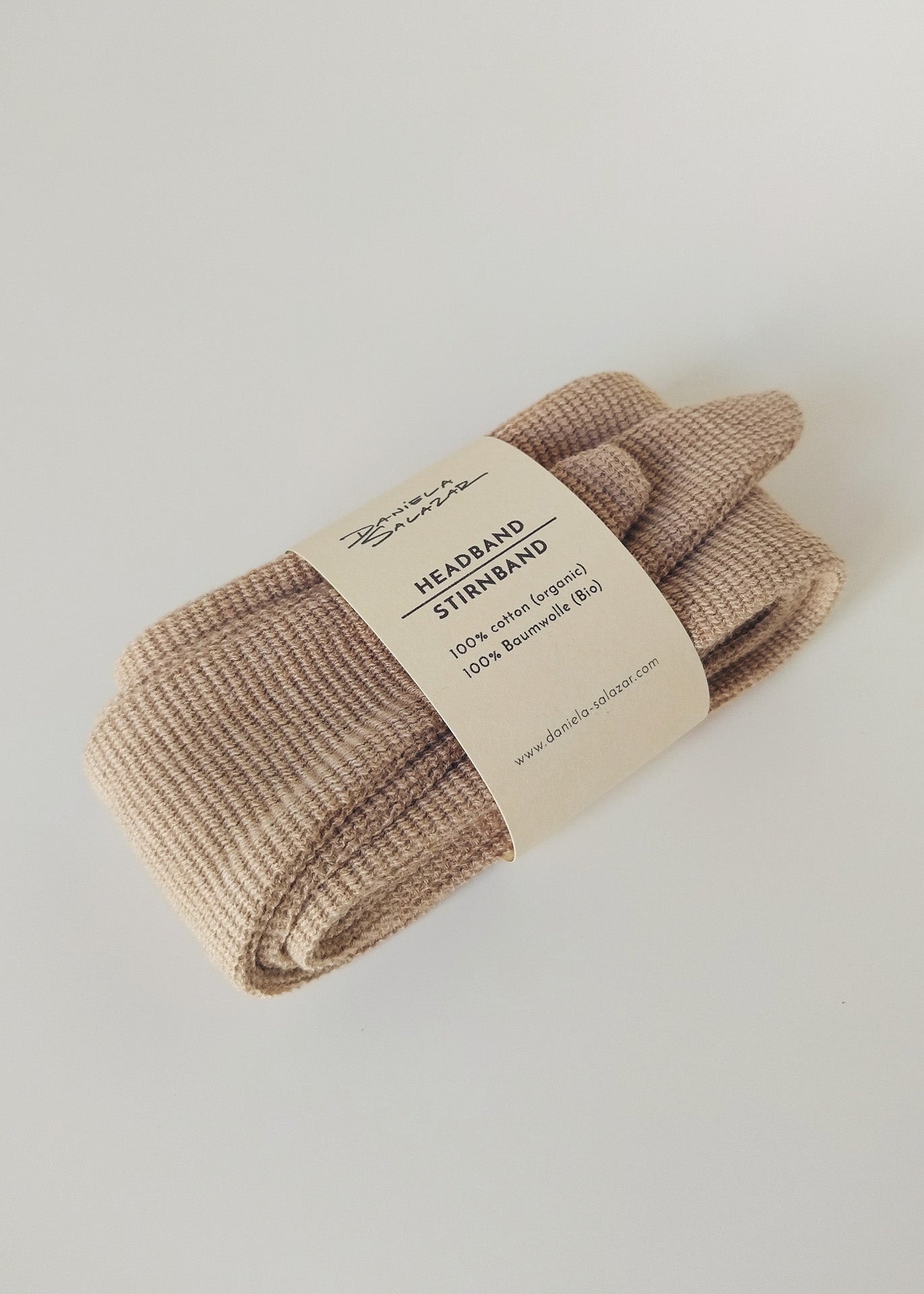 Home spa Gift Set - Stripes/Brown - 100% Cotton (organic) / 100 % Baumwolle (Bio)