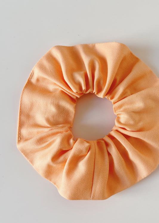 Organic Cotton Scrunchie - Apricot - 100% Cotton (organic) / 100 % Baumwolle (Bio)