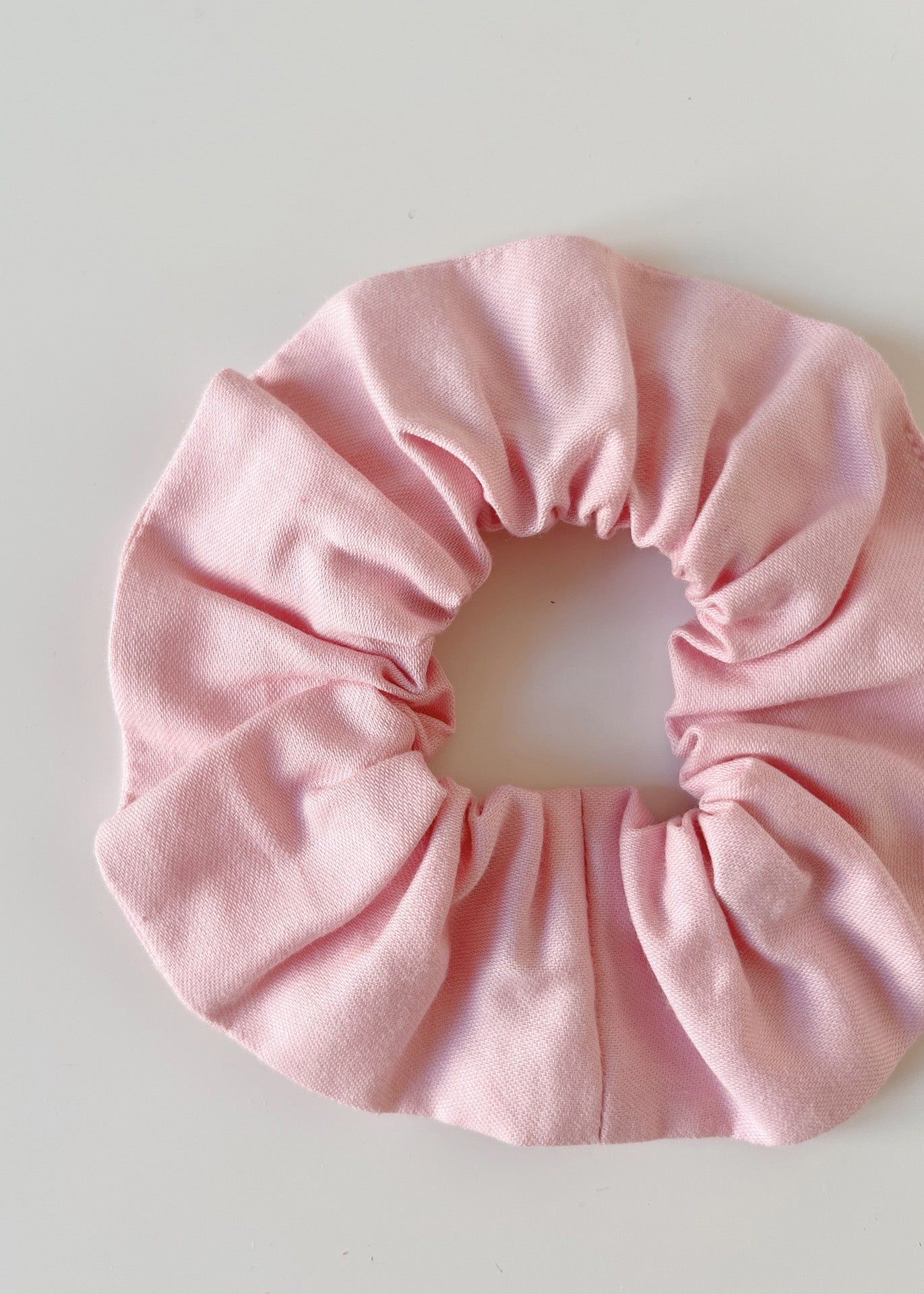 Organic Cotton Scrunchie - Pink - 100% Cotton (organic) / 100 % Baumwolle (Bio)