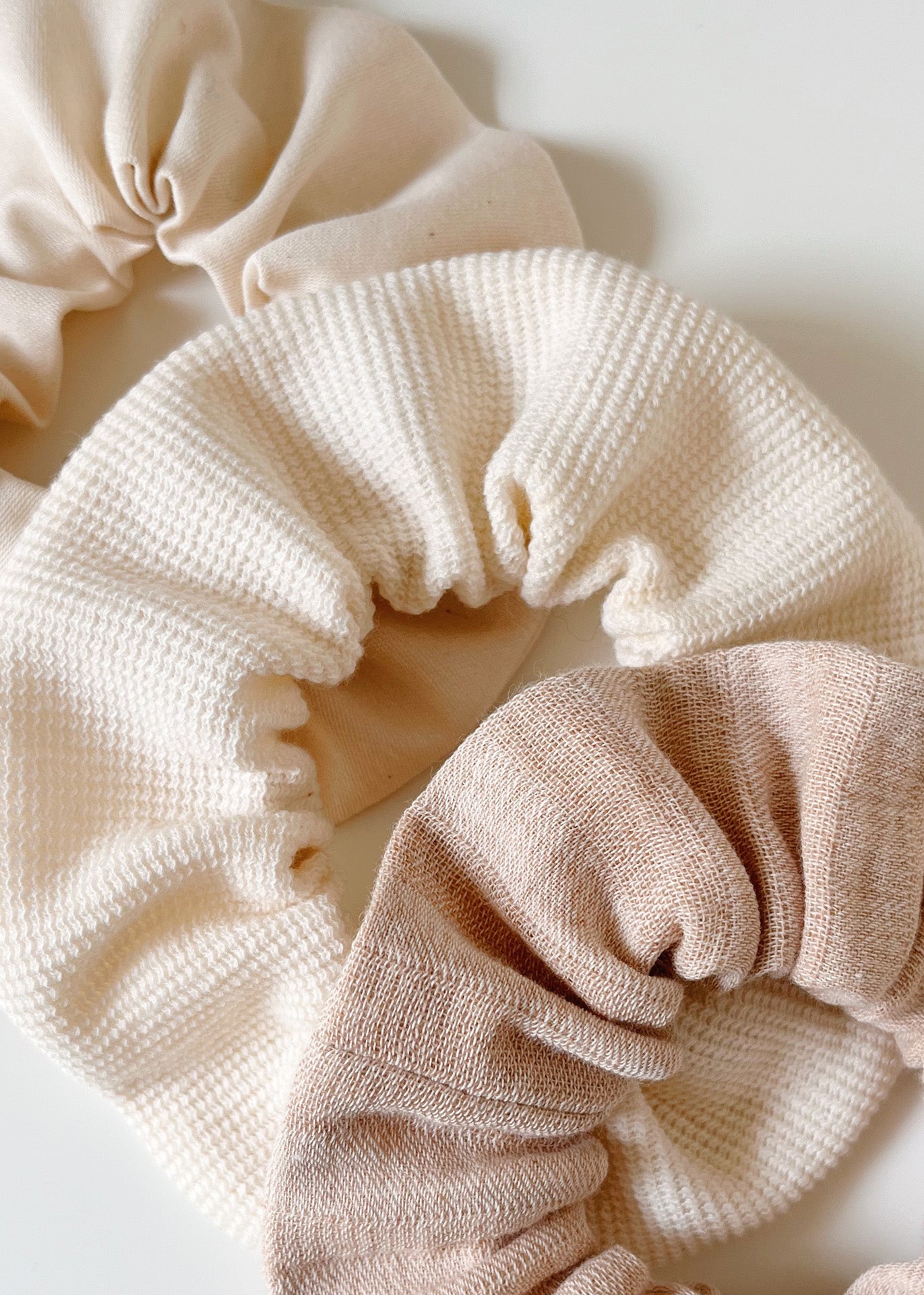 Bruna – Scrunchie Set of 3 - 100% Cotton (organic) / 100 % Baumwolle (Bio)