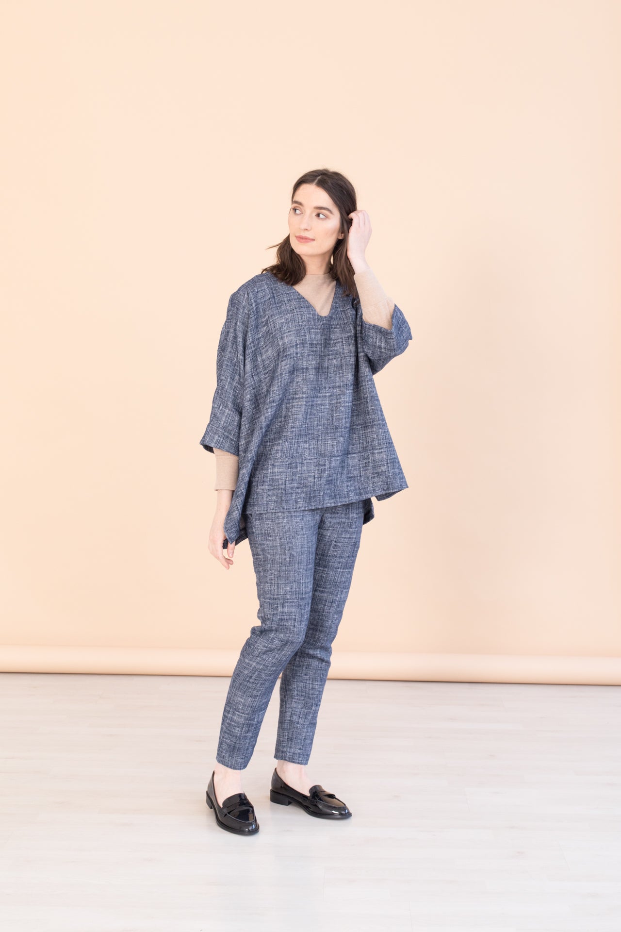 Valentina - Tunic Top - 52% polyester, 48% cotton / 52 % Polyester, 48 % Baumwolle