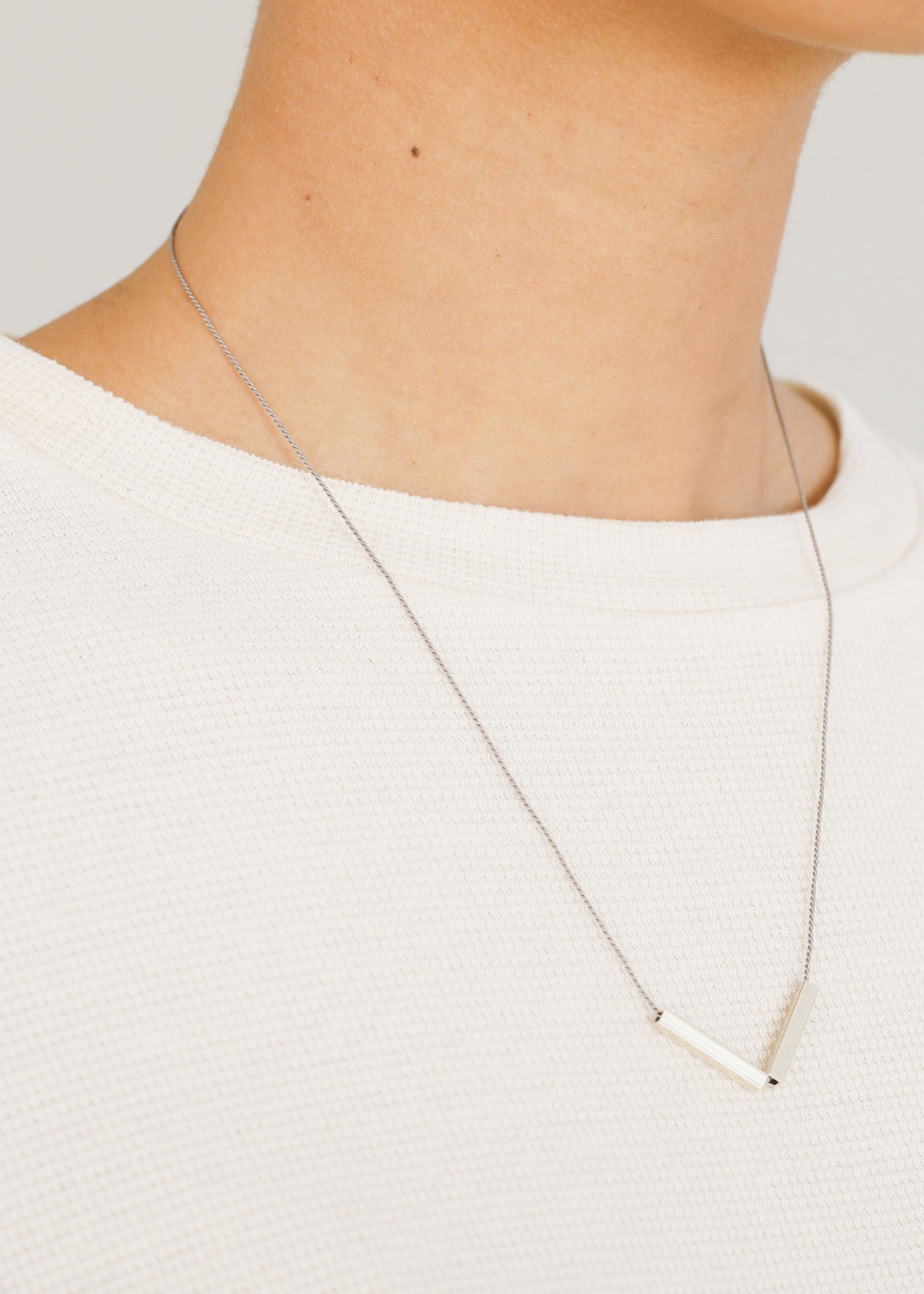 Nicole - Jersey Top in Ivory
