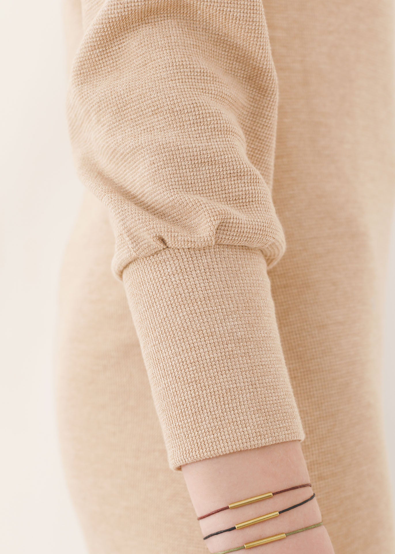 Tana - Sweater Dress in Brown - 100% Cotton (organic) / 100 % Baumwolle (Bio)