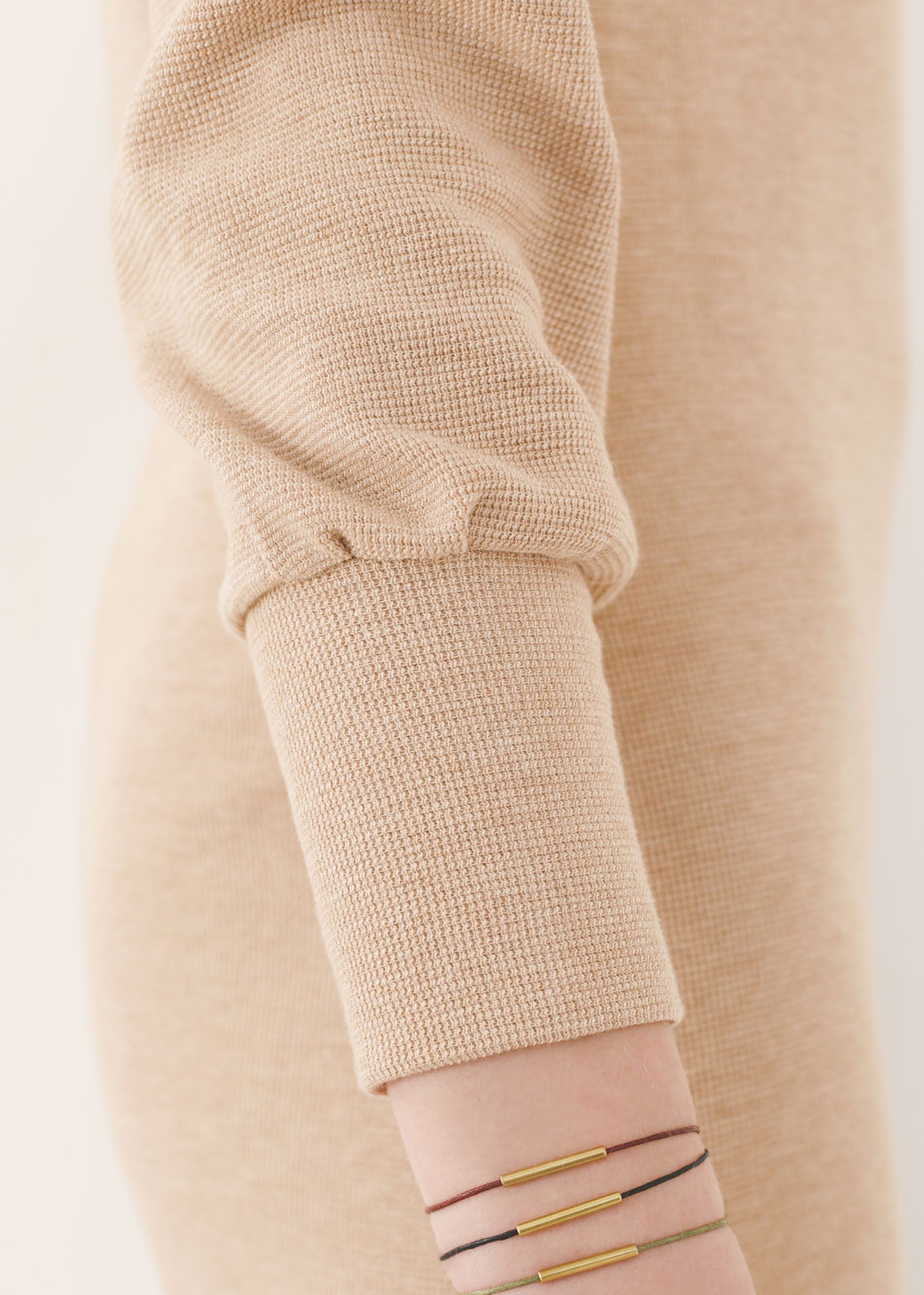 Nicole - Jersey Top in Brown - 100% Cotton (organic) / 100 % Baumwolle (Bio)