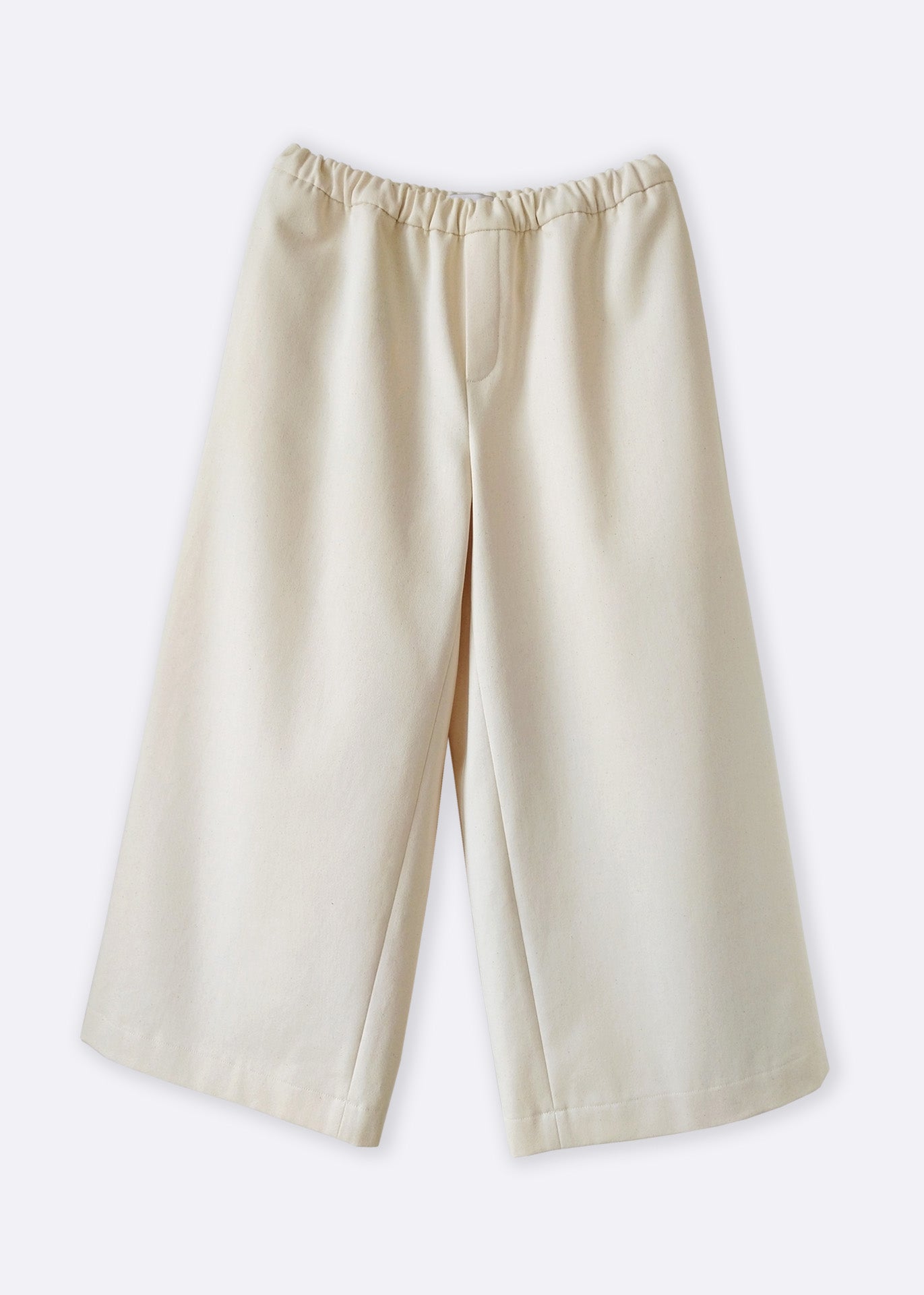 Triadic II – Wide-leg Pants in Ecru - 100% Cotton (organic) / 100 % Baumwolle (Bio)