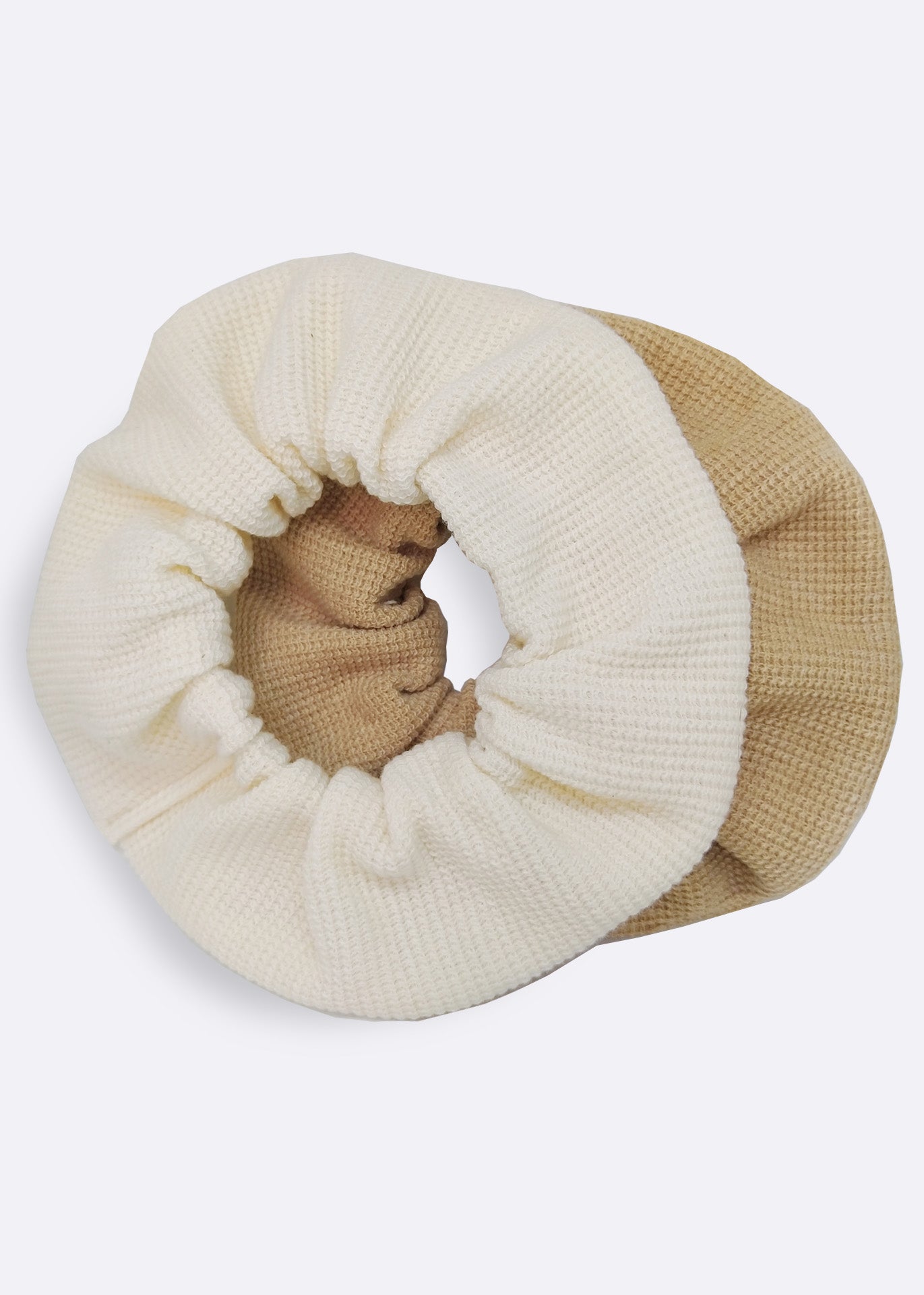 Brown Organic Cotton Scrunchie