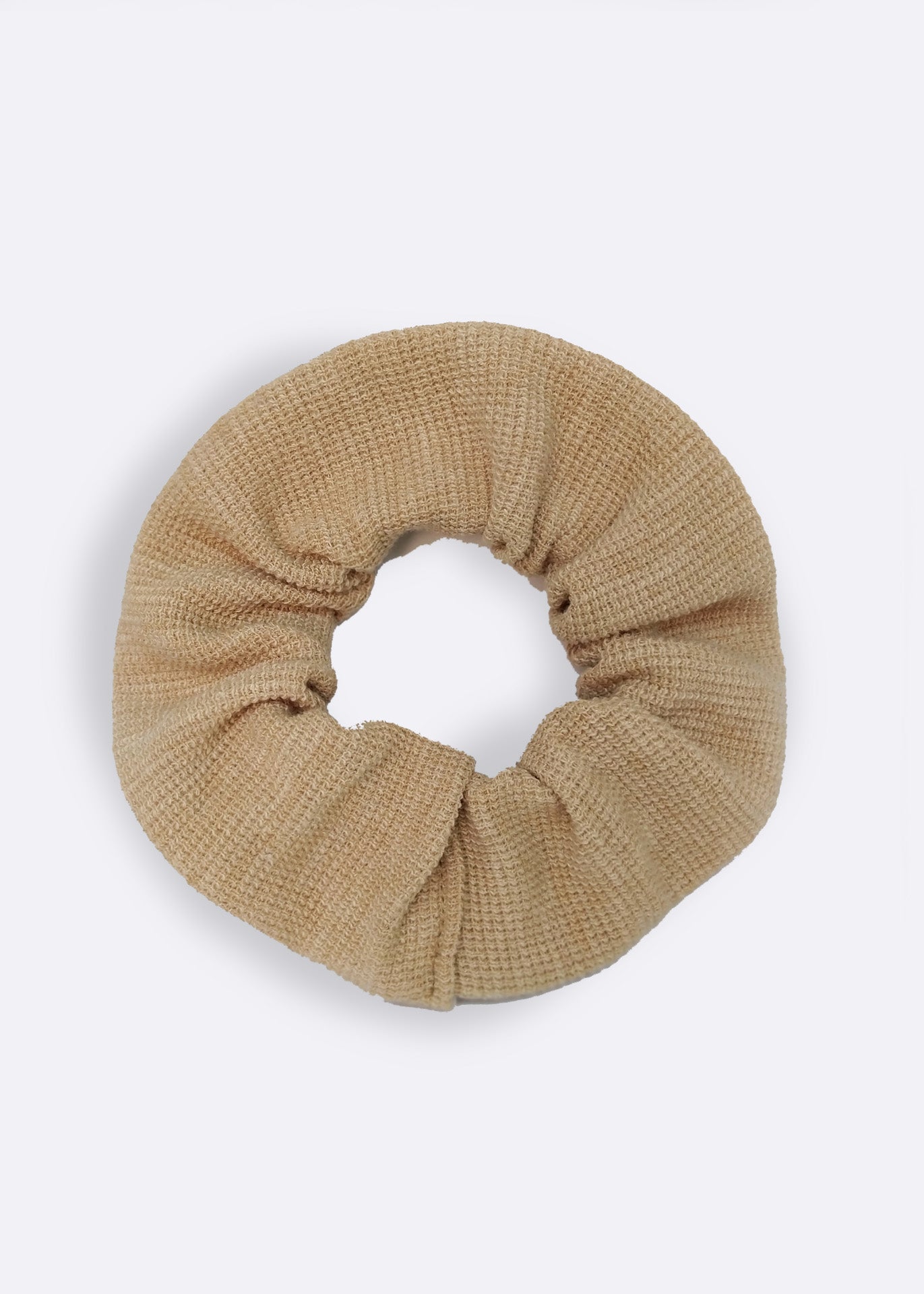 Brown Organic Cotton Scrunchie