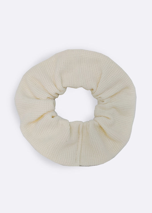 Ivory Organic Cotton Scrunchie - 100% Cotton (organic) / 100 % Baumwolle (Bio)