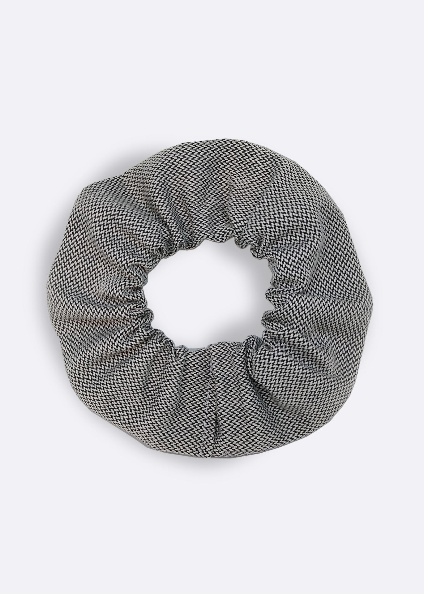 Grey Organic Cotton Scrunchie - 100% Cotton (organic) / 100 % Baumwolle (Bio)