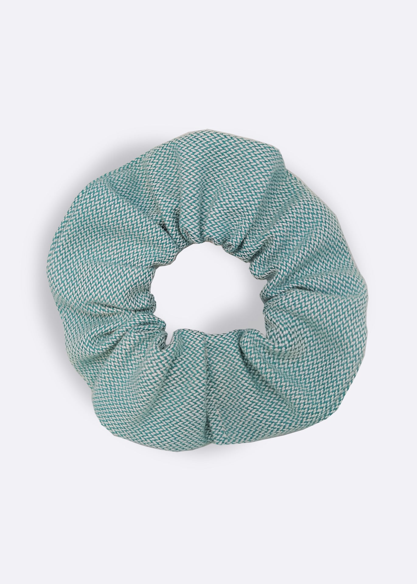 Green Organic Cotton Scrunchie - 100% Cotton (organic) / 100 % Baumwolle (Bio)
