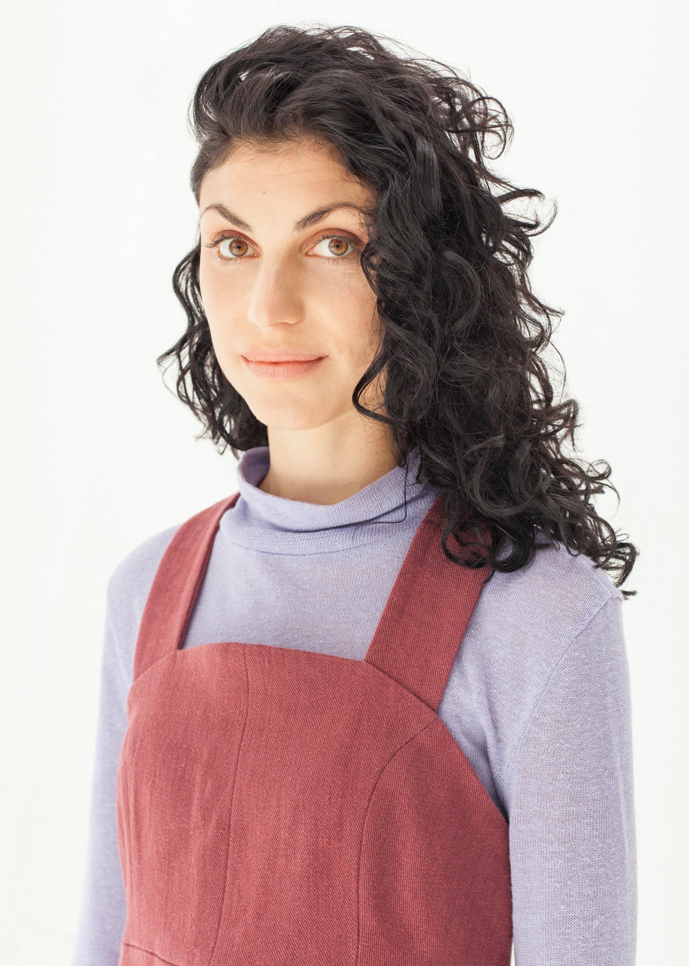 Park – Turtleneck sweater in Lavender - 100% true hemp / 100 % Hanf