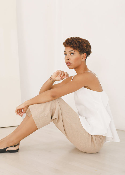 Isla - Ruffles Camisole - 100% Cotton (organic) / 100 % Baumwolle (Bio)