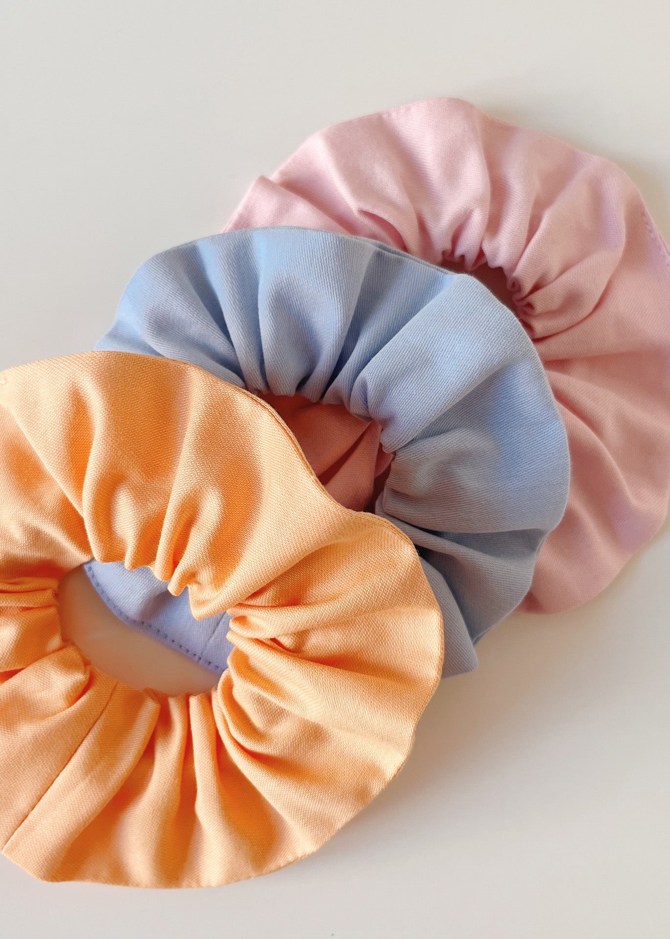 Iris – Scrunchie Set of 3 - 100% Cotton (organic) / 100 % Baumwolle (Bio)