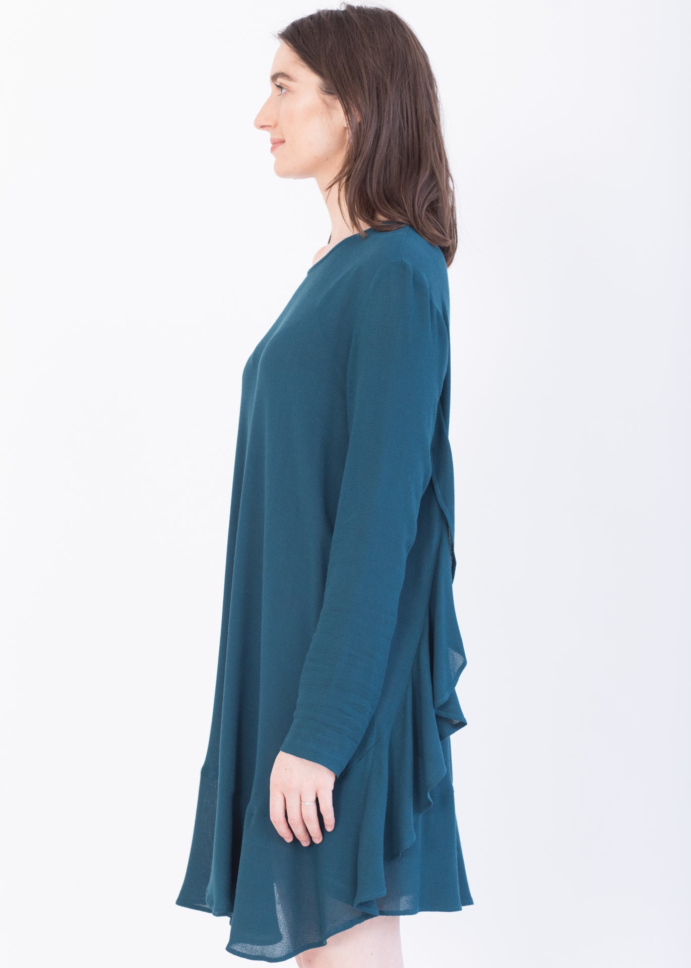 Midnight - Dress in Teal - 80% Viscose, 20% Polyamide / 80 % Viskose, 20 % Polyamid