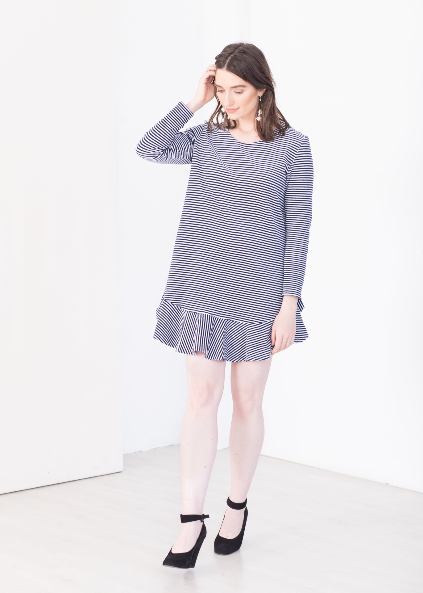 Take a line for a walk - Striped Dress - 100% Cotton (organic) / 100 % Baumwolle (Bio)