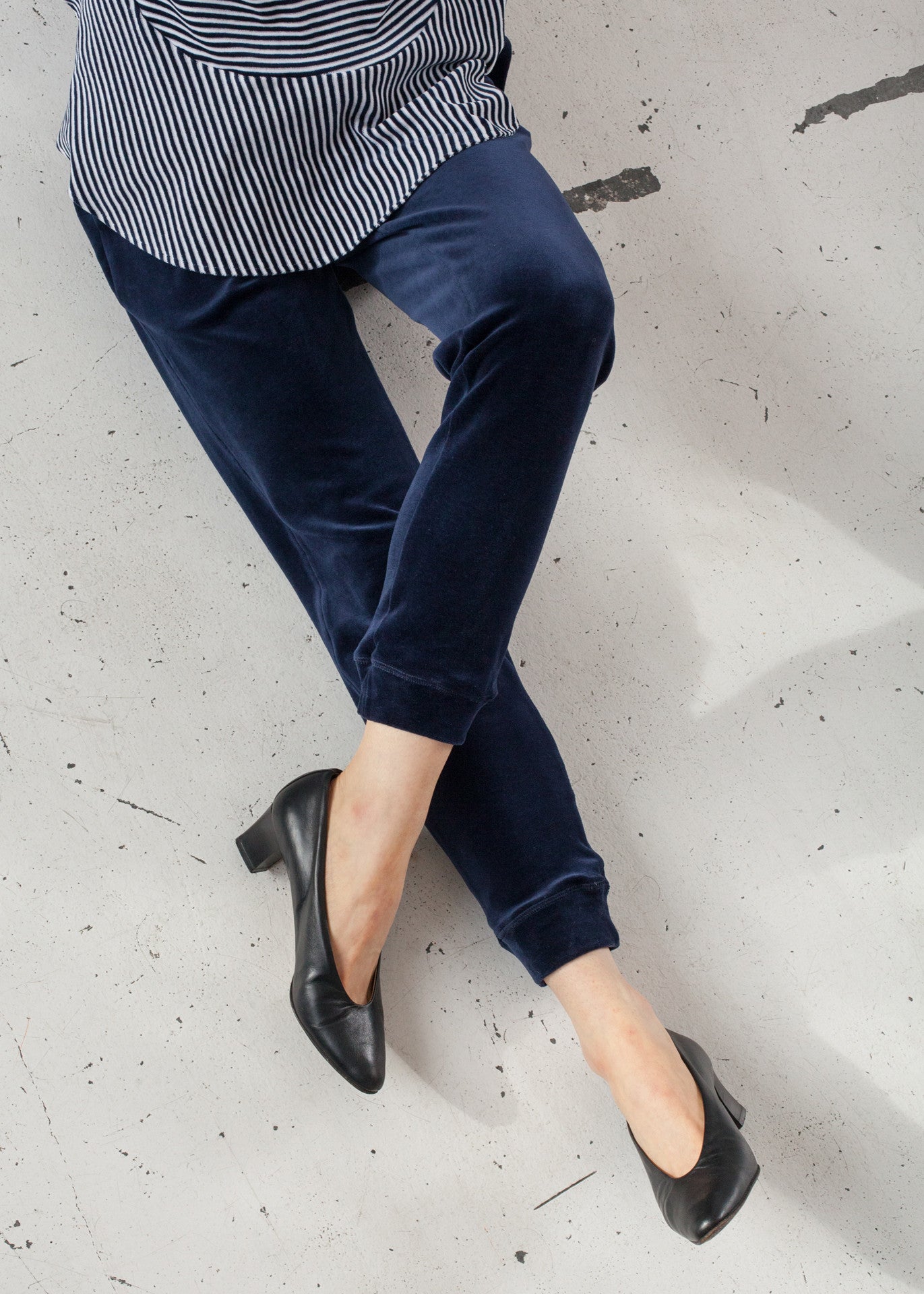 Midnight - Velour Sweatpants - 100% Cotton (organic) / 100 % Baumwolle (Bio)