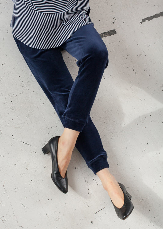 Midnight - Velour Sweatpants - 100% Cotton (organic) / 100 % Baumwolle (Bio)