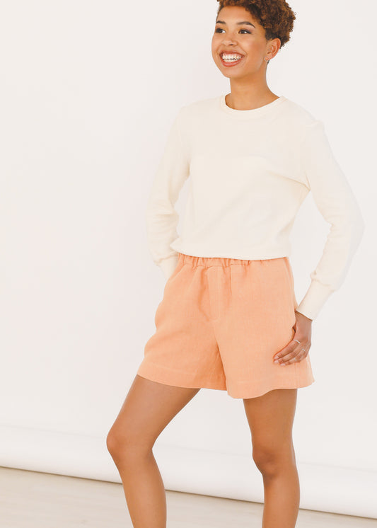 Eva - Shorts in Peach