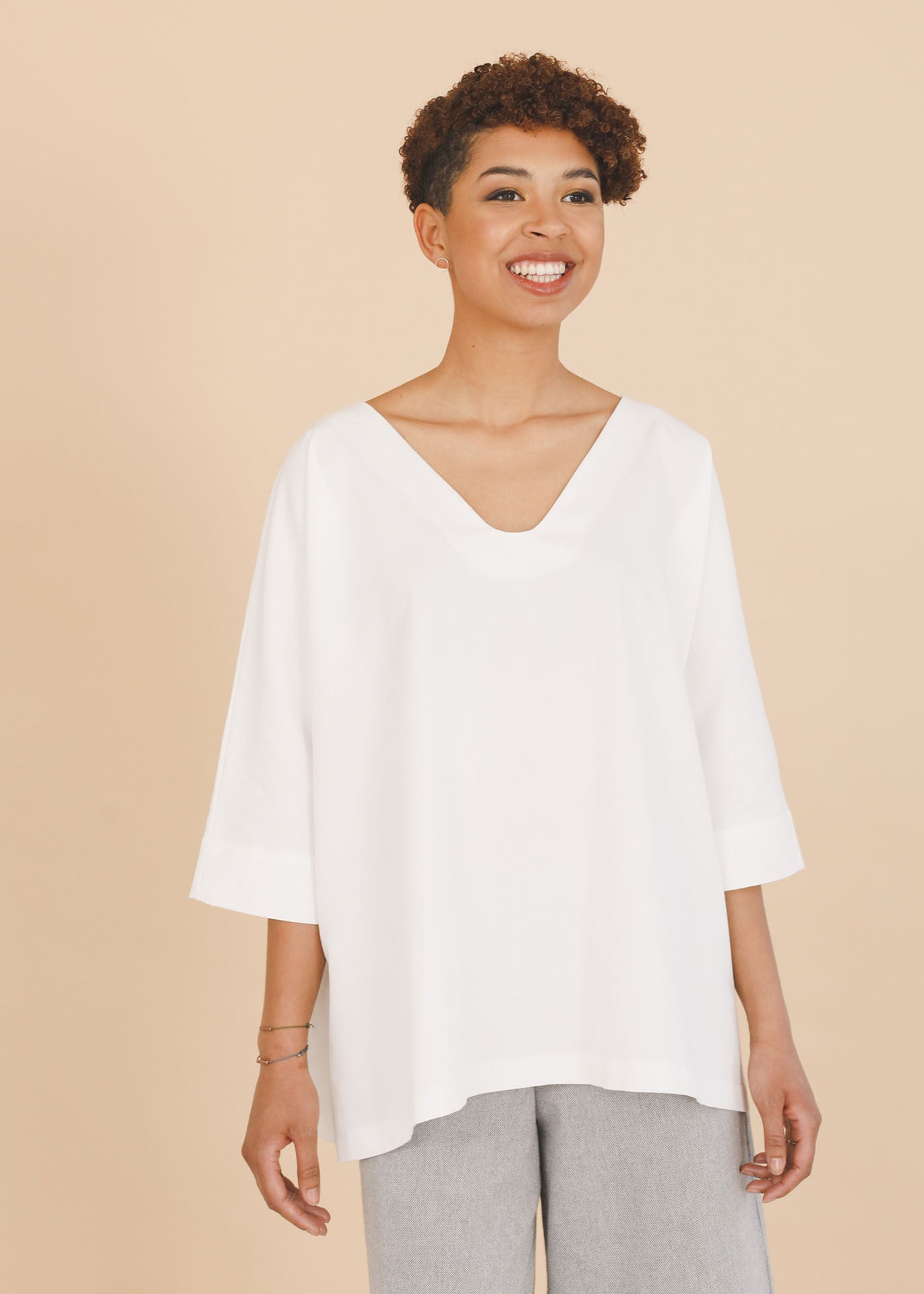 Valentina - Tunic Top - 100% Cotton (organic) / 100 % Baumwolle (Bio)